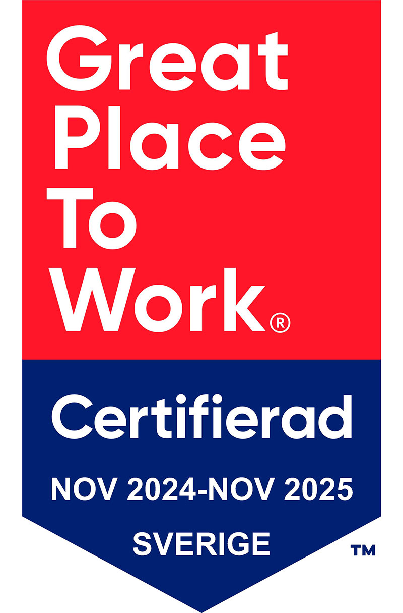 Great place to work certifierad